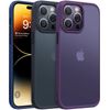 TORRAS Black Shockproof Case Designed for iPhone 14 Pro 2022 Military-Grade