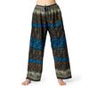 PANASIAM Indostyle Relaxing Trousers - Harem Trousers, Summer Trousers, Wellness Trousers, Lounge Trousers, Leisure Trousers - Women & Men - Holiday, Spa, Yoga, blue, XL