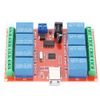 Relay Controller,USB Relay Switch 12V 8 Channel Relay Module with USB Interface Drive-Free for Computer Smart Control Switch