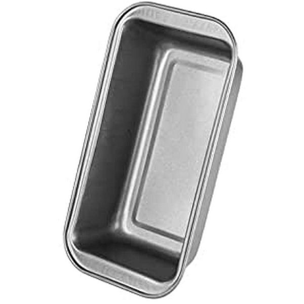 Chef Aid Non-stick 2lb Loaf Tin, 900g Rectangular bread pan, 21cm x 11cm x 7cm. Ideal for Bread, Loaves, Cakes and Bakes. Dishwasher, Fridge and Freezer safe, Grey