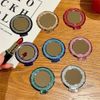 Glitter Mirror, Smartphone Ring, Adhesive Type, Bunker Ring, Magnet, Includes Microfiber Cloth, Drop Prevention, Mobile Phone Ring, Vertical, Horizontal, Smartphone Stand, Function, Angle Adjustable,