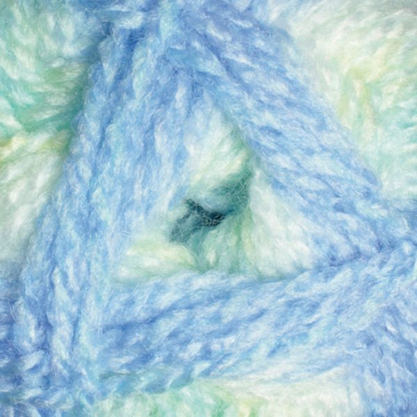 James Brett Baby Marble DK Knitting Yarn Soft Double Knit Wool 100g Ball (Blues Green Yellow - BM25)