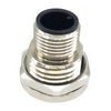 Sensor Cord, Plug, 4POS, M12, Panel, Sensor Connectors, Qty.1 | MPM12-SSP-4AFP