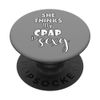 CPAP machine. sleep apnea snoring PopSockets Swappable PopGrip