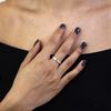 Sterling Silver 4mm Flat Wedding Band Ring Size I