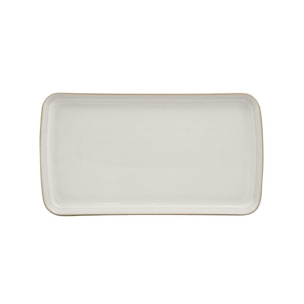 Denby Natural Canvas Rectangular Plate, Cream, Small