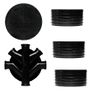 450mm Manhole Inspection Chamber Manhole - Base, 3 Riser, Round Cover & Frame