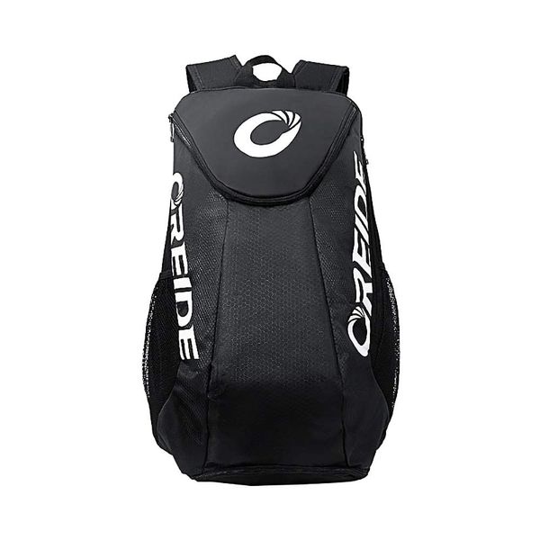 FMAFNLY Badminton Racket Bag, Tennis Rucksack, Backpack, Case, Sports, Computer Storage, Large Capacity, Breathable, Storage for 2 Shoes, Professional Players, Beginners, Club Activities, Black