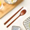 Ecloud Shop 10 Pairs Wooden Chopsticks Sets Korean Dinnerware Combinations