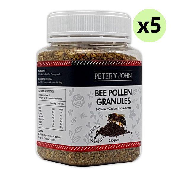 Peter & John New Zealand Bee Pollen 250g 5pcs