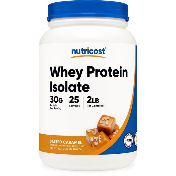 Nutricost Whey Protein Isolate (Salted Caramel) 2LBS