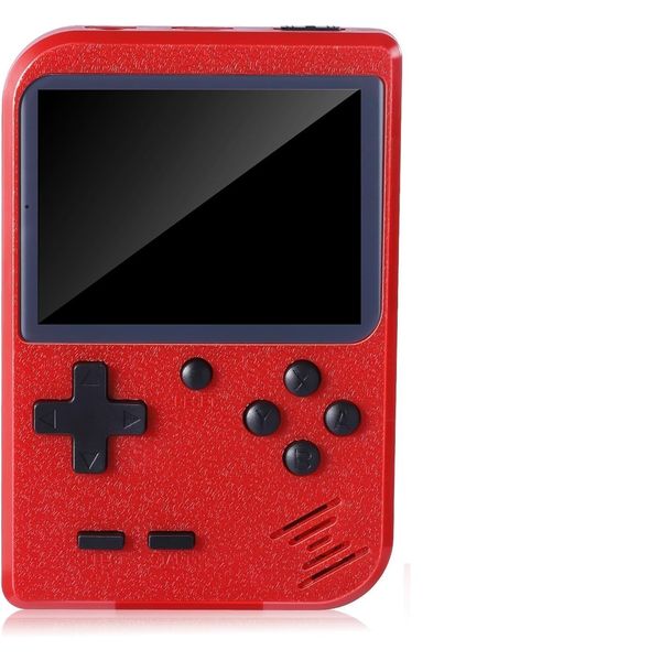 Handheld Game Console, Retro Video Game Player, Classical FC Games, Mini 3-Inch Color Screen, Support Connecting TV for Kids Boy Girl Adult - Red