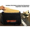 Fireproof TWO Document Bag Waterproof w/Shoulder Strap & File Folders