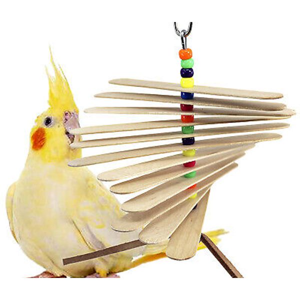 Bonka Bird Toys 870P Natural Big Stick Small Chew Parrot Cage Toy Cockatiel Pet