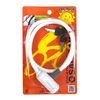 Bicycle Key Mini Dimple Wire Lock 23.6 inches (60 cm), White 43964
