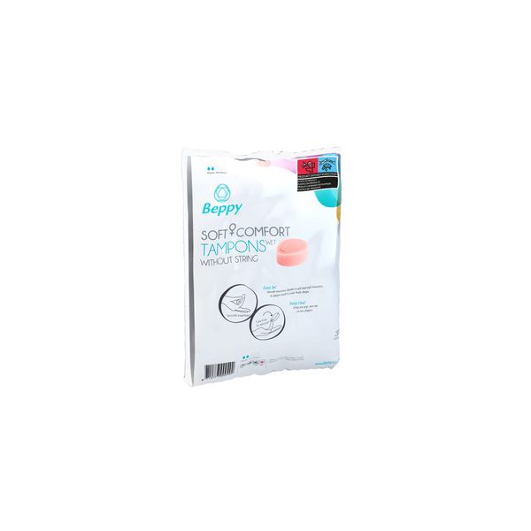 Asha Beppy Soft Comfort Tampons with Lubricant Lamination - Pack of 30