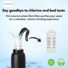 Nispira Water Filter Replacement for Philips GoZero Everyday Water Bottle, 2 Pk