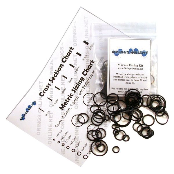 Spyder Fenix ACS Paintball Marker O-Ring Kit - 2 Rebuilds