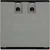 British General EMUSB3B Black 2x 3.1A USB-A 2 Module Euro Module USB Charger