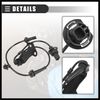 Hihaha Front Left ABS Sensor, for Honda Fit 2009-2013, Plastic, Black Durable Material