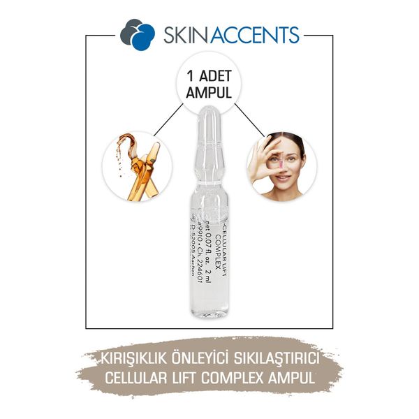 Kırışıklık Giderici Sıkılaştırıcı Ampul Cellular Lift Cilt Serumu 1 Adet Dermaroller Dermapen Serum