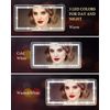 60 LEDs Car Sun Visor Vanity Mirror Rechargeable Makeup Mirror w/3 Light Modes