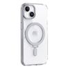 MagSafe iPhone 15 Case, Stand Function, Horizontal and Vertical Support, US Military MIL Standard, Shockproof, Wireless Charging Compatible, Clear, Simple and High Quality
