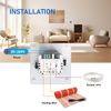 Underfloor Heating Thermostat Smart Temperature Controller Digital Proframmable Thermostat for Electric Floor Heating