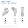 Foil Screen& Shaver Head Cutter Blades Replacement Compatible with Philips QC5550 QC5580 QC5570 QC5510 QC5530 QC5560 Hair Cilppers Comb Parts, Trimmer Shaving head Replacement for QS6140 QS6160