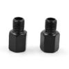 Motorcycle Mirror Screw Adapter Black 10mm Positive Screws 2pcs