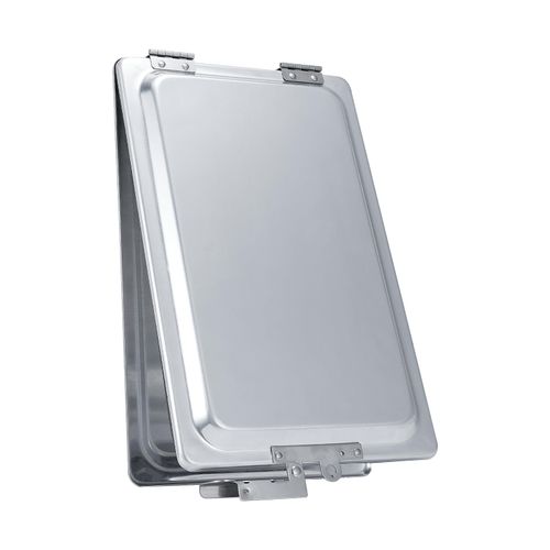 PRINIC 1Pack Truck and Trailer Aluminum Manifest Box Holder with Stainless Steel Hinges and Latch Waterproof Document Holder Kit for Truck and Trailer