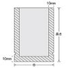 Fukusuke Industries Nylon Poly K-Type Standard Bag No.9B4 (2,400 Sheets)