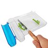 Right Hand Pill Counting Tray with Spatula (Clear - Wood Handle)