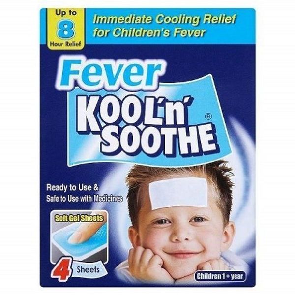 Kool N Soothe Kids Cooling Gel 4 Pads