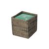 Loma Square Rattan Tissue Box Cover (Black Wash)