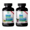 antioxidant extract - KOREAN GINSENG – GRAPE SEED EXTRACT COMBO 2B - red ginseng