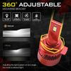 HIR2 9012 LED Headlight High Low Beam Bulbs Conversion Kit Canbus CSP 6000K
