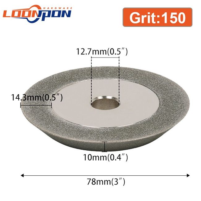 Diamond Sharpening Disc Grinding Stone Carbide Steel Tungsten Saw Blade  Sharpener Top Angle Milling Cutter Tool Grinder