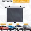 2 Pack Car Side Window Sunshades, UV Sun Protection, Black