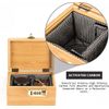 Bamboo Box with Combination Lock Decorative box for Home Locking Storage Bamboo