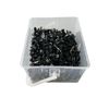 Black Round Cable Clips K-Type Trade Box, 7mm- 500 Pieces