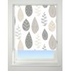 UNIVERSAL Leaf Patterned Thermal Blackout Roller Blind, Neutral, W90cm