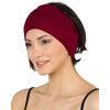 Deresina Plain Headband (Burgundy - One Size)