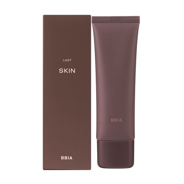 BBIA Last Skin Fit Foundation 1.69 Fl Oz - Improves Uneven Skin Tone, Lightweight, Medium Coverage & Semi-Matte Finish, Soft Spreadability, Vegan Korea Makeup (00 IVORY BEIGE)