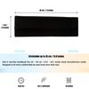 WESTEND CHOICE 7cm Wide Headbands Plain Stretchy Hairband Unisex Kylie Headband Bandeau Gym Exercise Headbands for Women & Men Soft Yoga Head Band (Black)