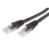 RS PRO Ethernet Cable Cat.5e, 1m, Black Patch Cable, A RJ45 U/UTP Plug, B RJ45, LSZH