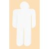 Decopatch Mache Man Shape White