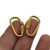 20x Mini Steel   DIY Keychain   Buckle Durable
