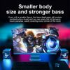 USB Computer LED Speakers Stereo Bass Subwoofer Wired 3.5mm Jack For Desktop PC