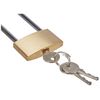 BGS Diy 3103 | Brass Padlock | extra high Shackle | 40 mm